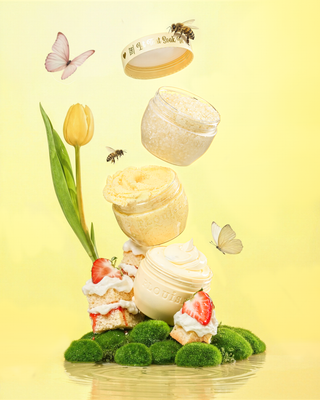 P.Louise entra en el trío de baño y cuerpo de cuidado personal