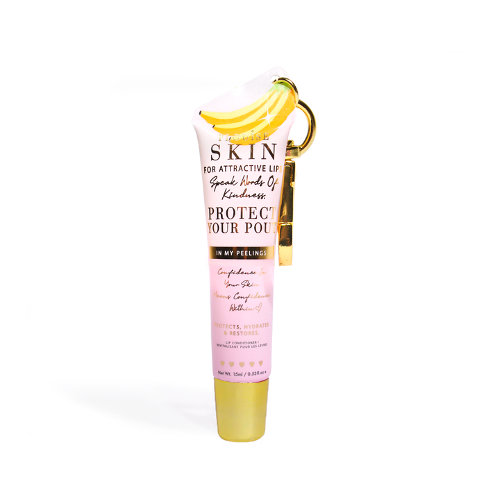 Proteja seu condicionador labial chaveiro Pout