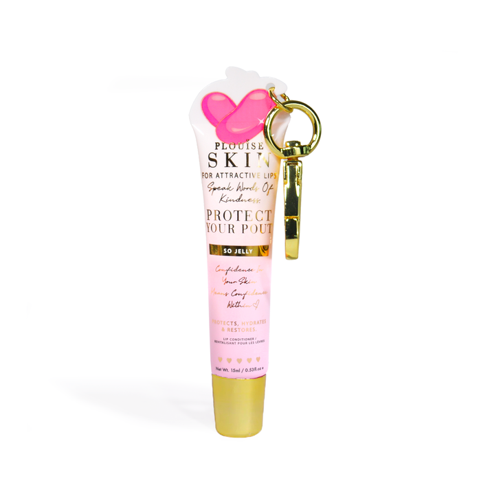 Proteja seu condicionador labial chaveiro Pout