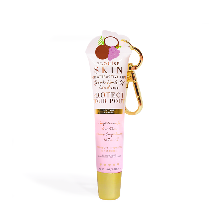 Proteja seu condicionador labial chaveiro Pout