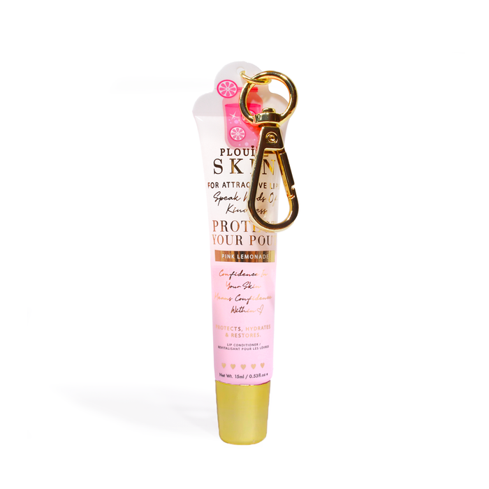 Proteja seu condicionador labial chaveiro Pout