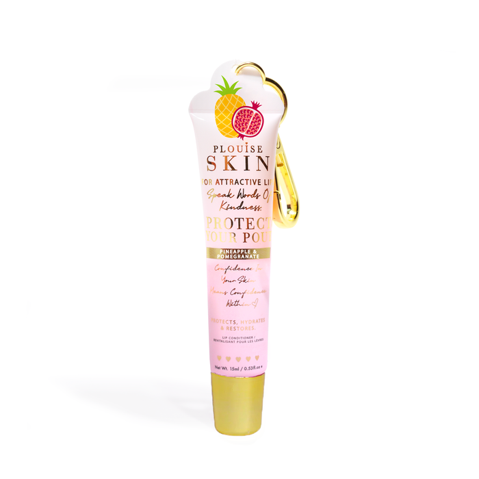 Proteja seu condicionador labial chaveiro Pout