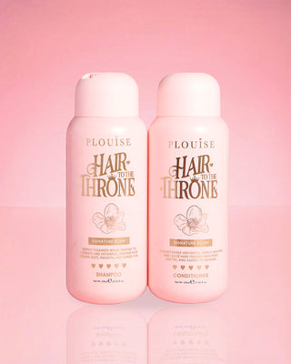 Conjunto exclusivo de shampoo e condicionador com perfume