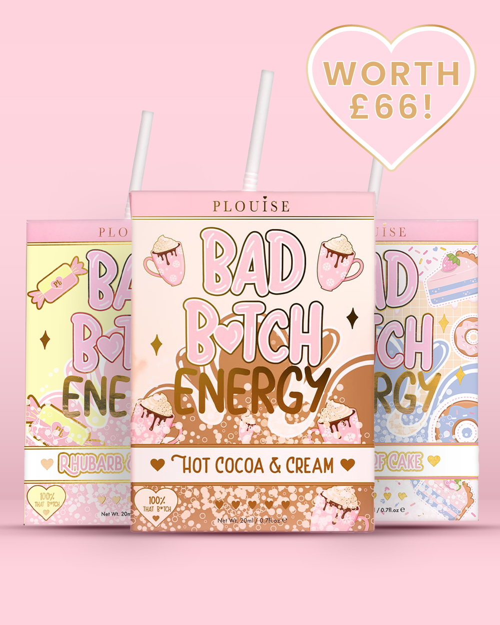 Trio labial de energia Bad Bitch