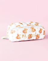 Bolsa de maquillaje y cuidado de la piel con osito de peluche The Softest Touch