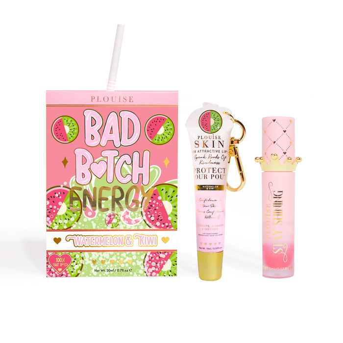 Duo de condicionador labial e óleo labial Bad Bitch Energy