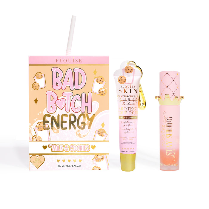 Duo de condicionador labial e óleo labial Bad Bitch Energy