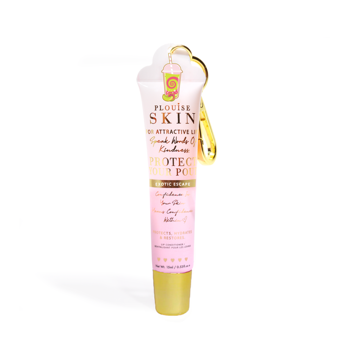 Proteja seu condicionador labial chaveiro Pout