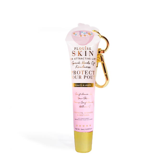 Proteja seu condicionador labial chaveiro Pout