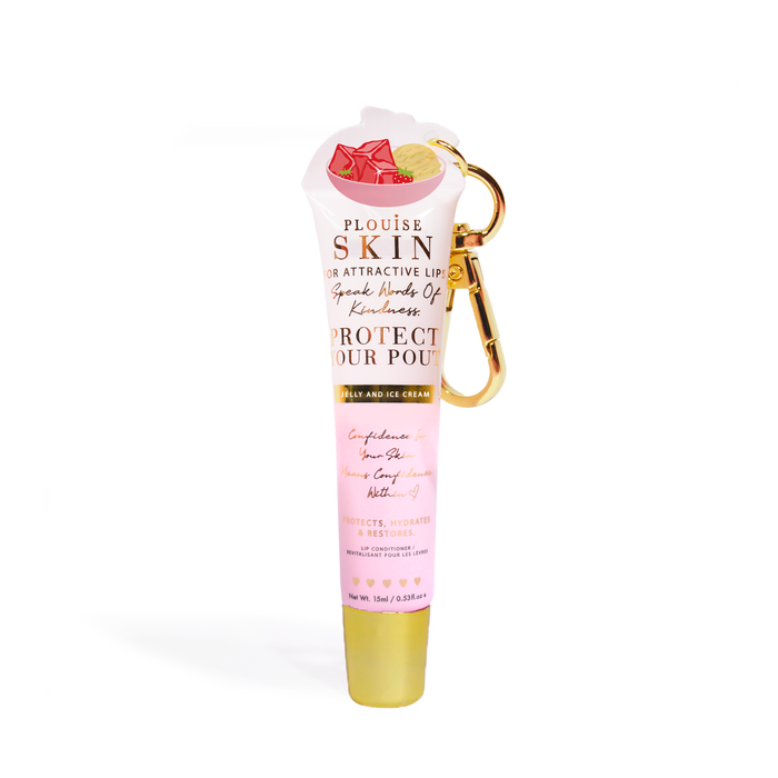 Proteja seu condicionador labial chaveiro Pout