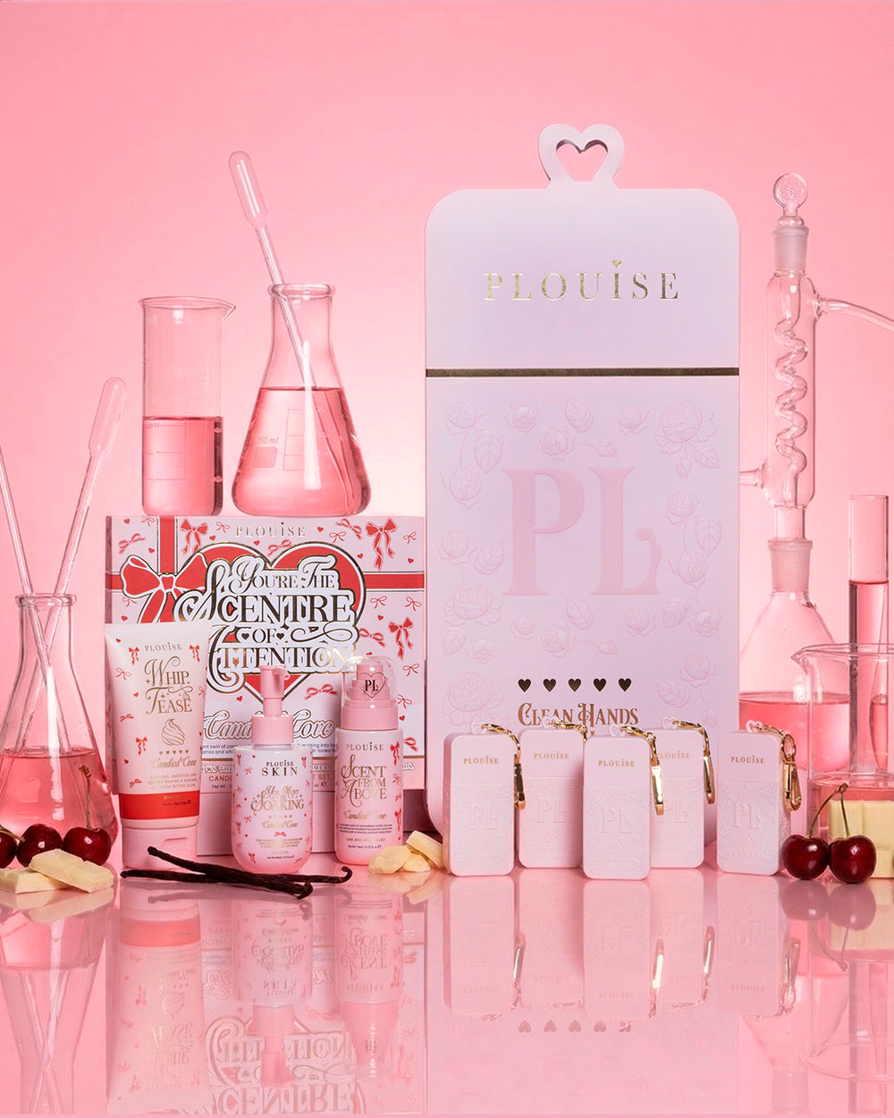Conjunto de presente PR para cuidados com o corpo e limpeza de mãos em spray Pamper Me