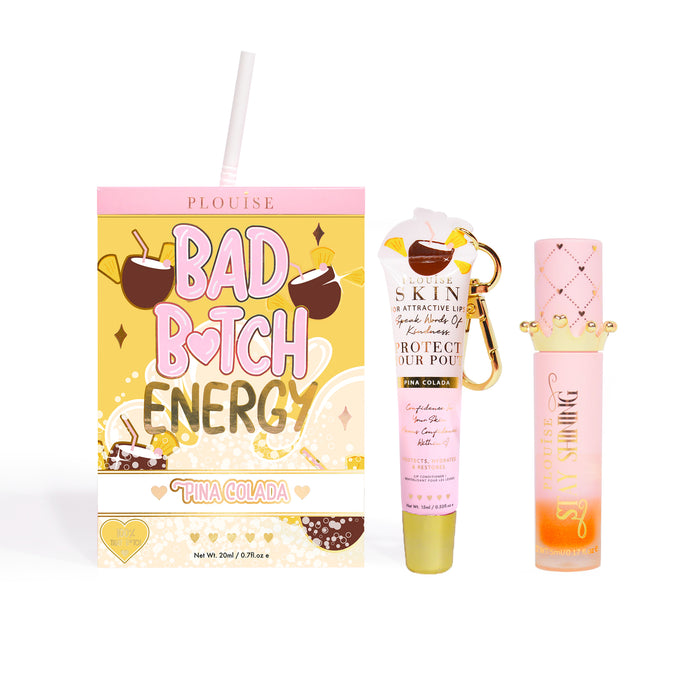 Duo de condicionador labial e óleo labial Bad Bitch Energy