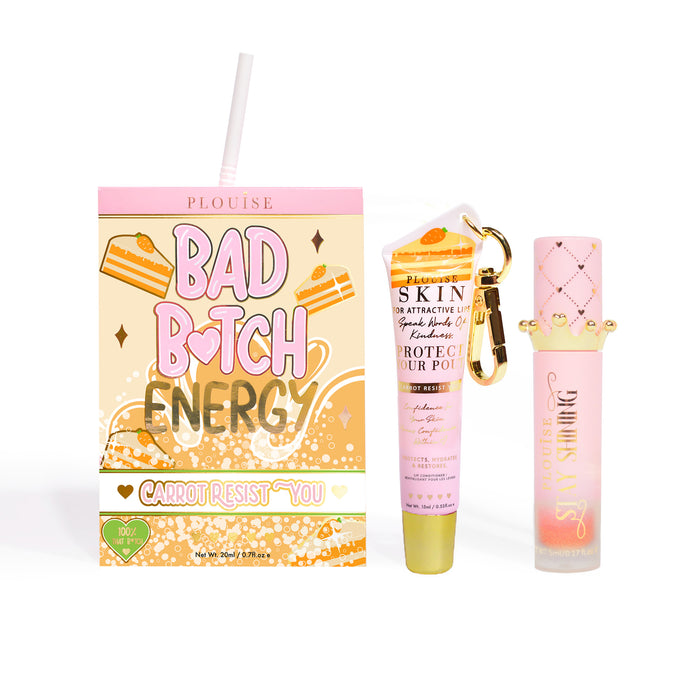 Duo de condicionador labial e óleo labial Bad Bitch Energy