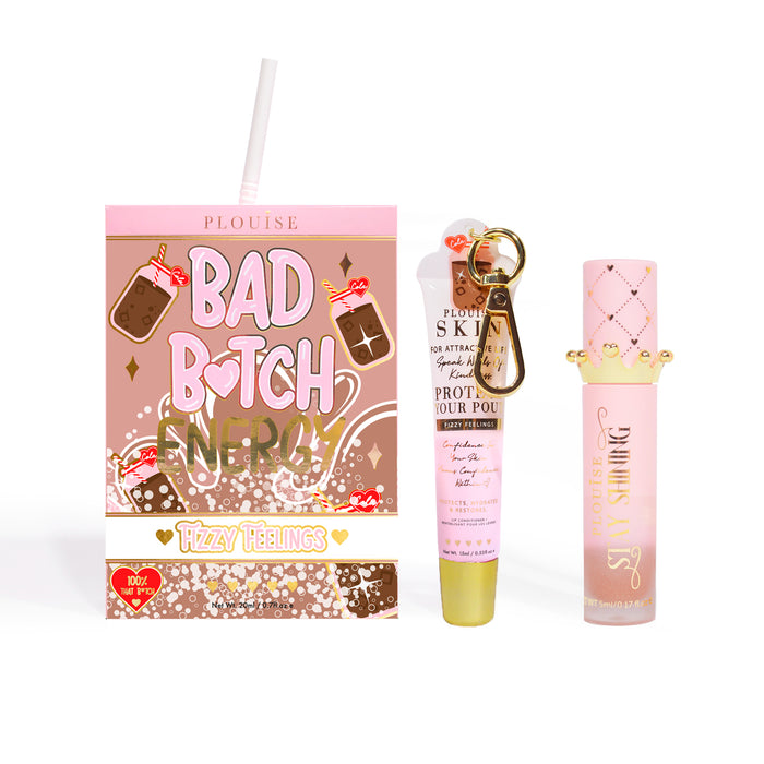 Duo de condicionador labial e óleo labial Bad Bitch Energy