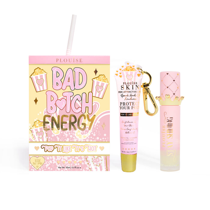 Duo de condicionador labial e óleo labial Bad Bitch Energy