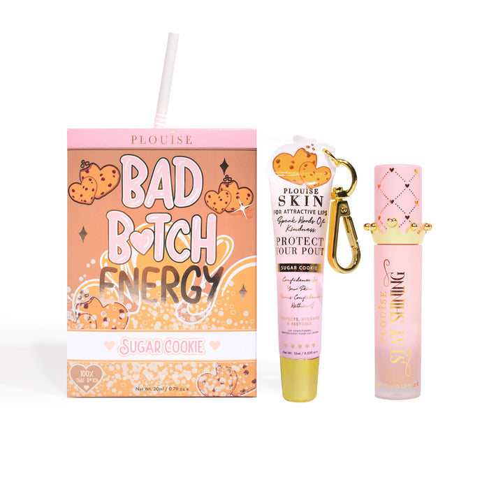 Duo de condicionador labial e óleo labial Bad Bitch Energy