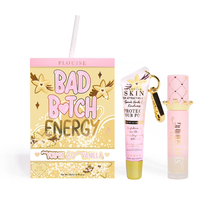 Duo de condicionador labial e óleo labial Bad Bitch Energy