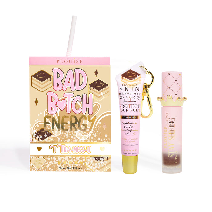 Duo de condicionador labial e óleo labial Bad Bitch Energy