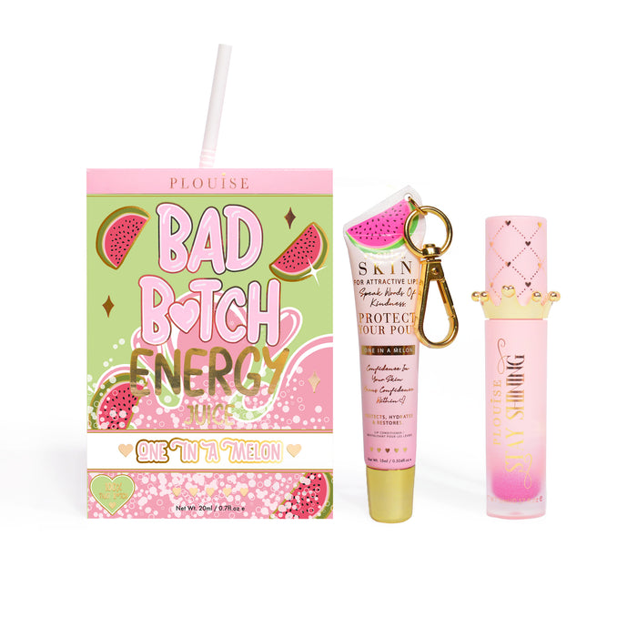 Duo de condicionador labial e óleo labial Bad Bitch Energy