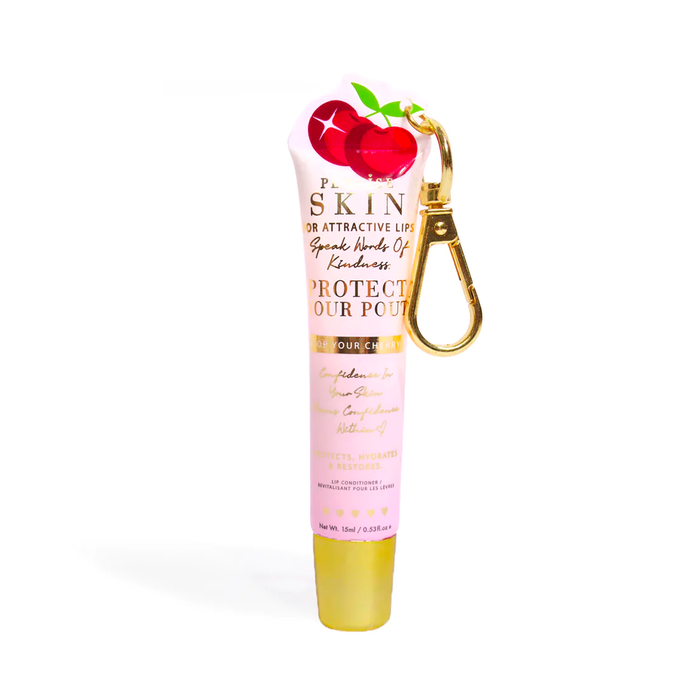 Proteja seu condicionador labial chaveiro Pout