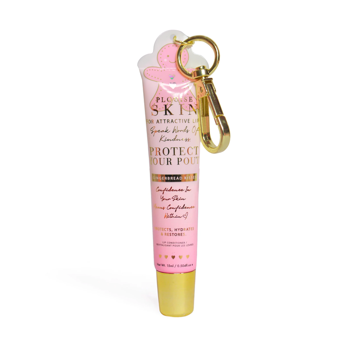 Proteja seu condicionador labial chaveiro Pout