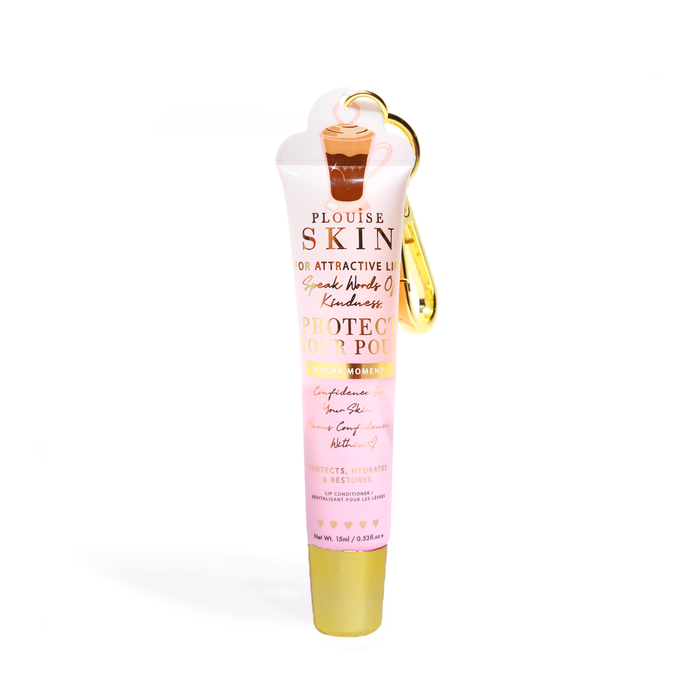 Proteja seu condicionador labial chaveiro Pout