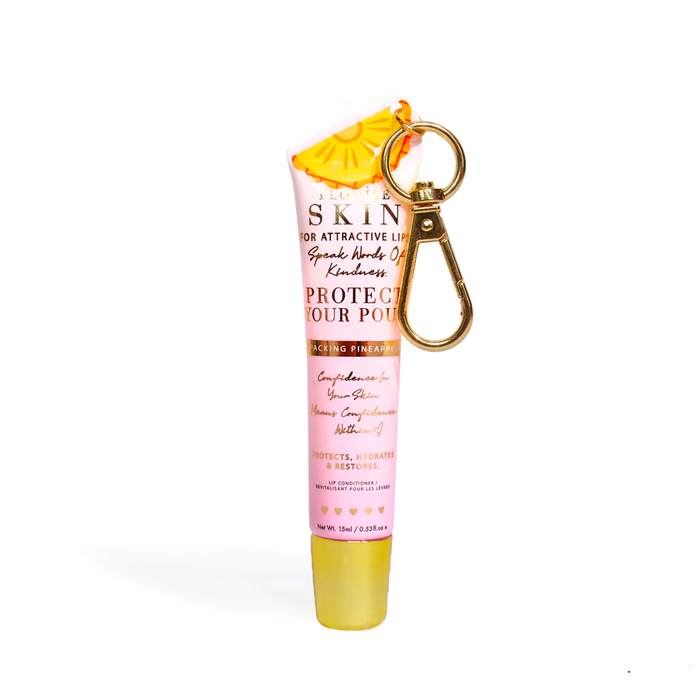 Proteja seu condicionador labial chaveiro Pout