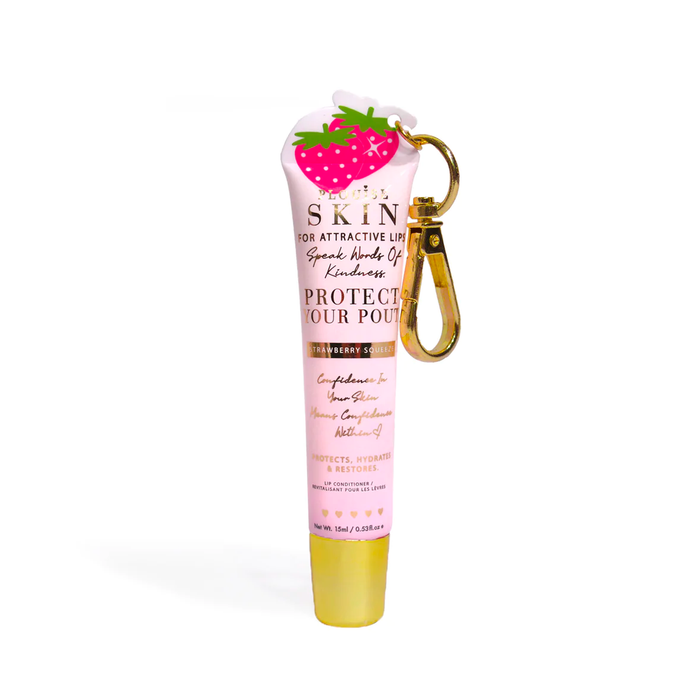 Proteja seu condicionador labial chaveiro Pout
