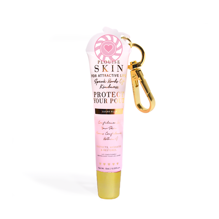 Proteja seu condicionador labial chaveiro Pout