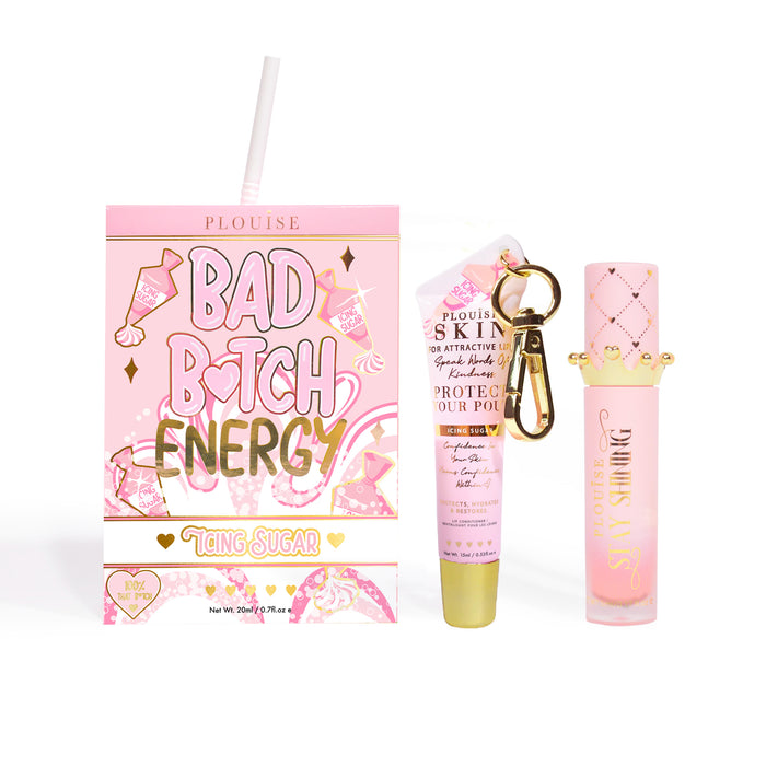 Duo de condicionador labial e óleo labial Bad Bitch Energy