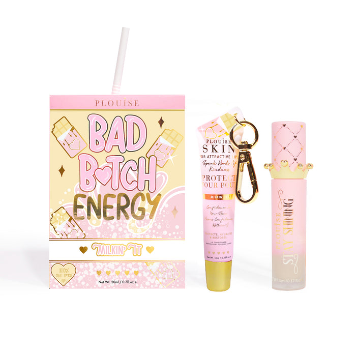 Duo de condicionador labial e óleo labial Bad Bitch Energy