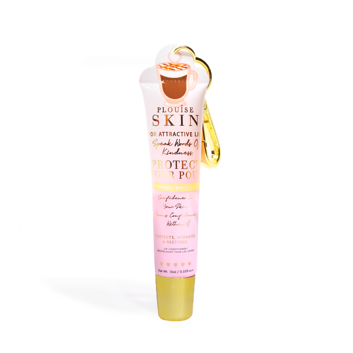 Proteja seu condicionador labial chaveiro Pout
