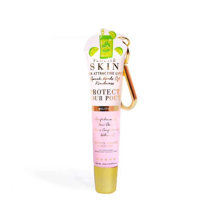 Proteja seu condicionador labial chaveiro Pout