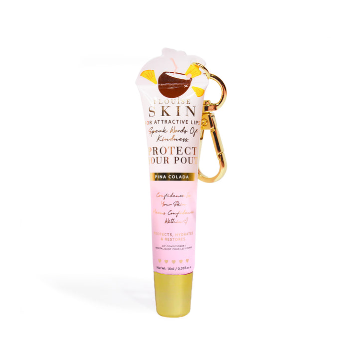 Proteja seu condicionador labial chaveiro Pout