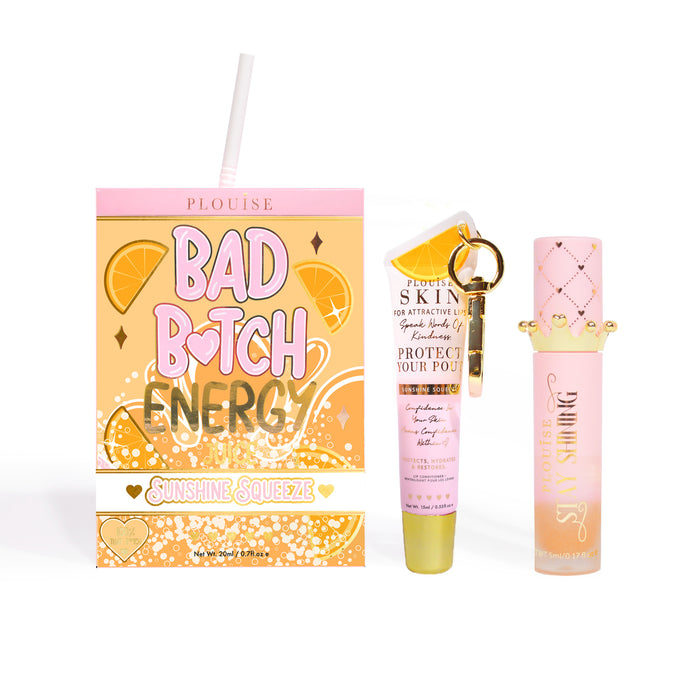 Duo de condicionador labial e óleo labial Bad Bitch Energy