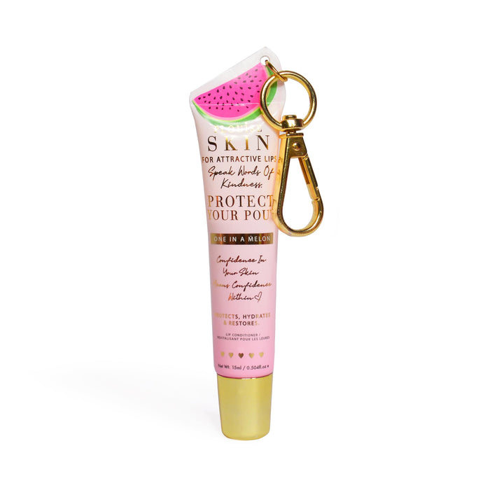 Proteja seu condicionador labial chaveiro Pout